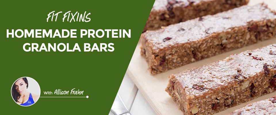 Fit Fixins: Homemade Protein Granola Bars