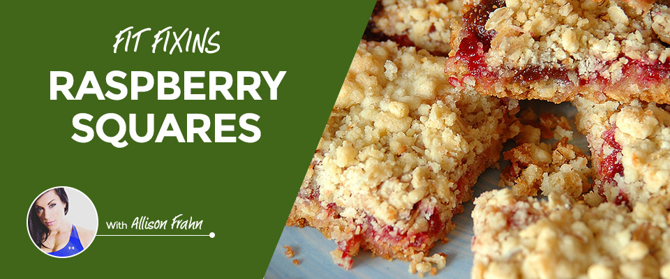 Fit Fixins: Raspberry Squares
