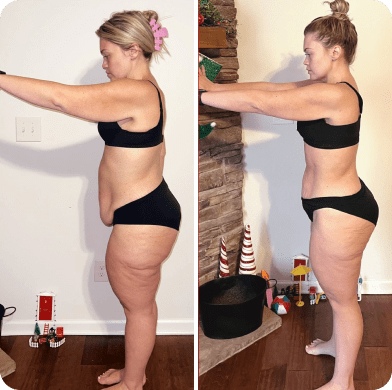 Taylor Bumgarner — 2024 Holiday Express before and after, view 2